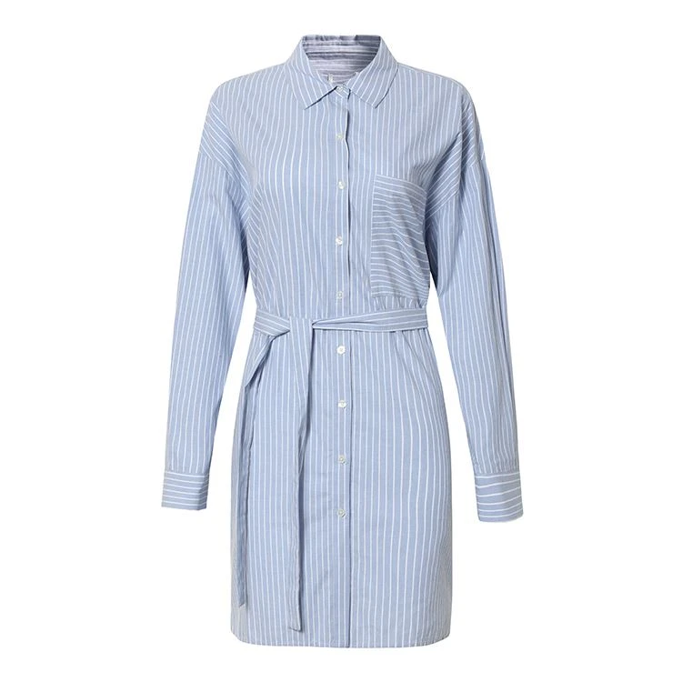 Striped Fashionable Long Dress Striped Fashionable Long Dress